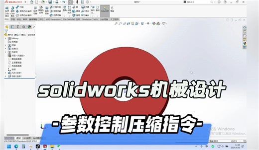 solidworks参数化控制压缩指令