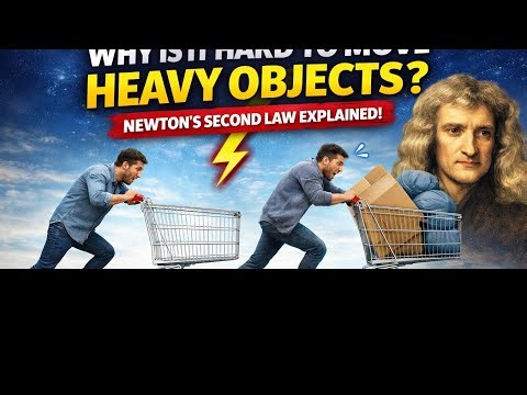 Why Is It Hard to Move Heavy Objects? | Newton’s Second Law Explained