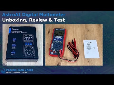 AstroAI Digital Multimeter True RMS 6000 || Unboxing, Review und Test (Praxistest)
