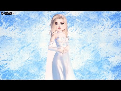🧊 Ice Queen Makeover! Elsa’s Frozen 2 Dress Tutorial in Dress to Impress 👑