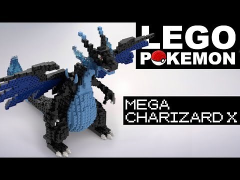 LEGO POKEMON Mega Charizard X (Custom)