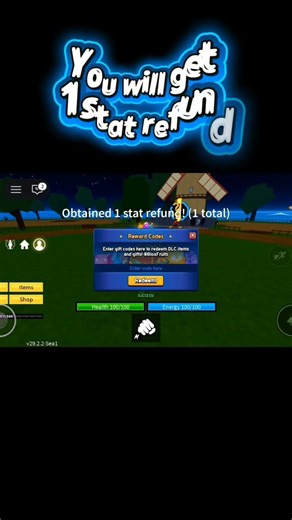 WORKING REFUND STAT IN BLOX FRUITS
