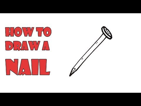 How to Draw a Nail - VERY EASY FOR KIDS