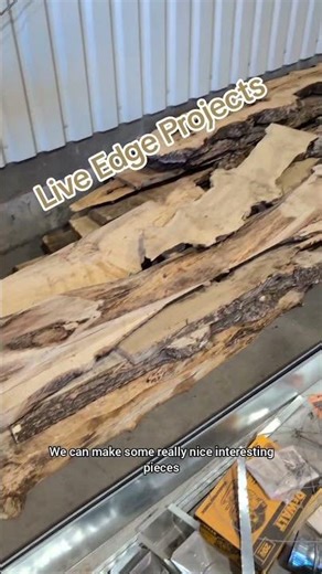 Gonna do some live edge projects 😎