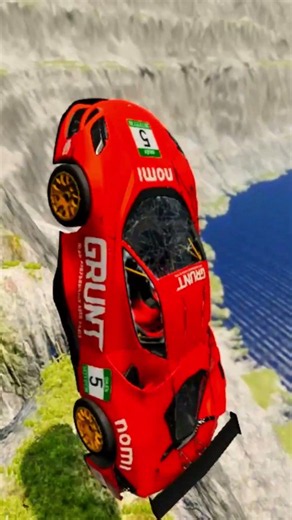 Truck vs Giant Lava Pit 😱 BeamNG drive #94 #beamng #beamngdrive #usa #brasil #viral #sho #automobile