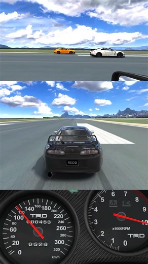 1500HP Toyota Supra vs 1500HP Nissan GTR vs 1500HP Mustang GT500 Drag Race