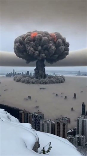 A horrific nuclear explosion erupted in a blinding flash of light, and within seconds,massive