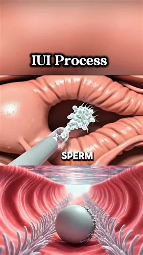 IUI Process in women body #health #glowuphealth #healthyrecipes #iui #fertility