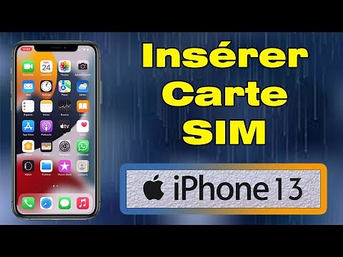 Comment insérer et mettre une carte SIM dans un iPhone 13