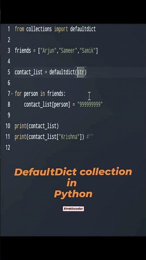 Simplify Your Code in Minutes | Python defaultdict Explained