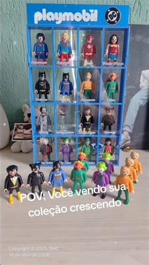 BONECOS COLEÇÃO DC PLAYMOBIL KINDER OVO VENDA OU TROCA MINIATURA FIGURAS SUPER HERÓIS #toys #toy