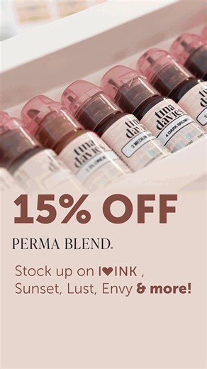 Perma Blend Sale! 🛍️ 🫟 Take 15% off all Perma Blend pigments, including favorites like I ❤️ INK & Sunset, Lust & Envy, Embody & Enhance, Evenflo, & more! Stock up & save now at the link in bio. | Tina Davies Professional