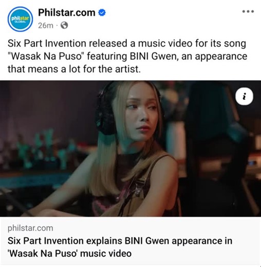 105 reactions | Thank you for the feature Philstar.com  "Six Part...