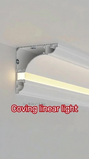 Coving linear light. Made of aluminium. #lamp #light #led #lightingdecor #homedecor