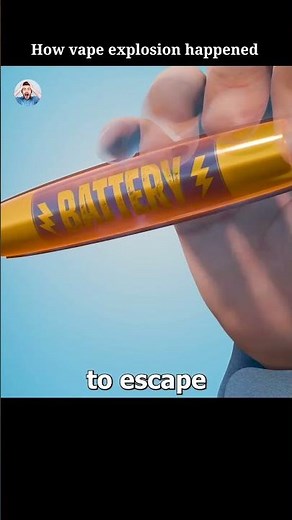 How vape explosion happened?