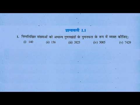 Class 10 maths question 1.1 l Actual number l Ncert l Solution l Hindi medium l Mathematics