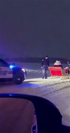 Santa Claus Gets Pulled Over by the Cops 🚓🎅
