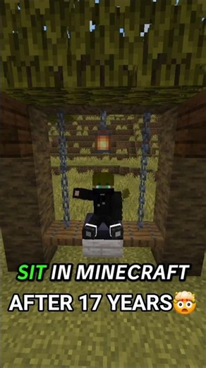 You Can FINALLY Sit in Minecraft 🤯