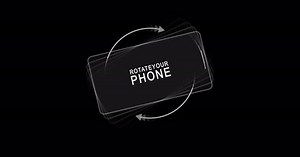 Please Rotate Your Phone Turn you Smartphone and Rotate Device Screen Phone Flip Sign Phone Rotation