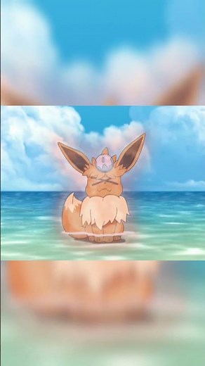 Lana catches a Eevee