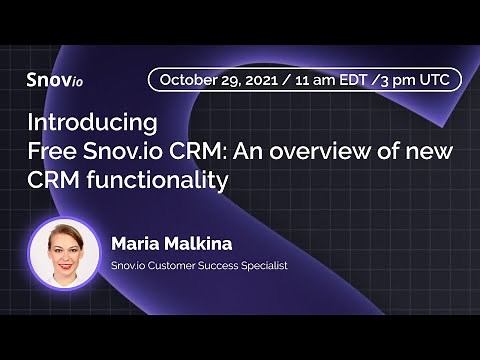 Introducing Free Snov.io CRM: An overview of new CRM functionality