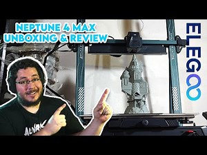 ELEGOO Neptune 4 Max FDM 3D Printer | Unboxing and Review
