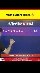 79K views · 1.5K reactions | Maths Short Tricks  . . Follow:- The Viral Maths Reels . . #reels #reelsfb #maths #viralmaths #mathsshorttricks | The Viral Maths Reels | Facebook