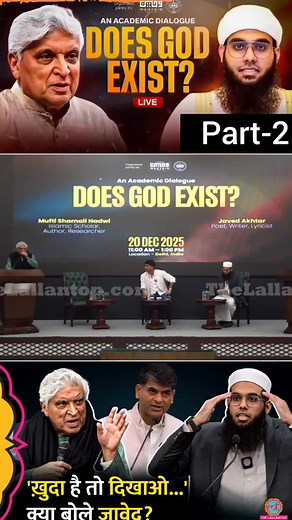 Javed Akhtar vs Mufti Shamail Nadwi: Intellectual Debate on Faith vs Reason