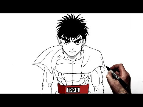 How To Draw Makunouchi Ippo | Step By Step | Hajime No Ippo