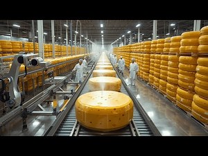 Inside a Modern Cheese Factory: How Fresh Milk Transforms Into Aged Cheese Blocks (Full Process)