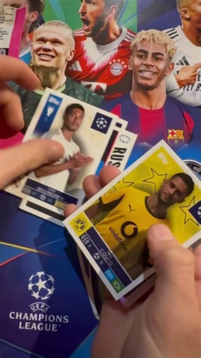 TOPPS UEFA Champions League Official Sticker Collection #unpacking #football #sticker #topps