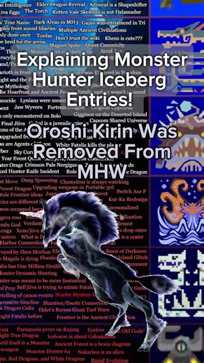 Oroshi Kirin MHW | Monster Hunter Iceberg #mhw #kirin #iceberg