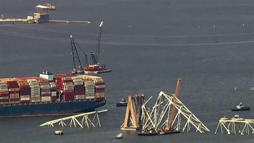 Massive Baltimore bridge cleanup continues