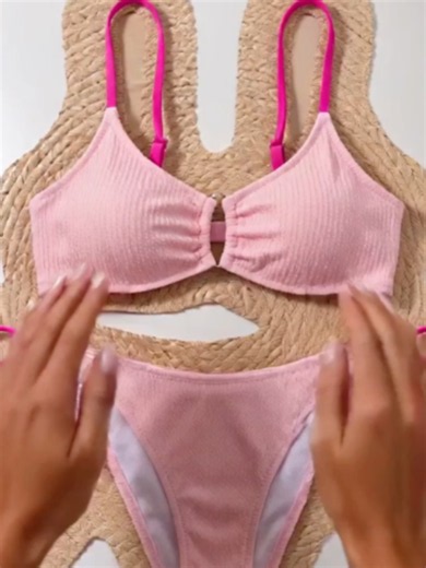 The pink bikini is absolutely amazing! #pink #summervibes #swimsuit | bathing suits