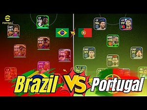 BRAZIL vs PORTUGAL 🔥 WHO WINS?!