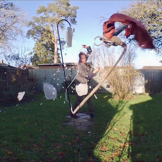 Scorpion Neck Spin #Rope dart