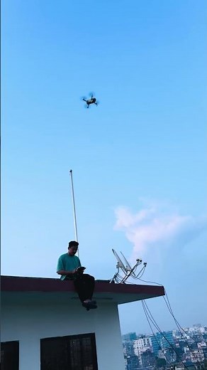 Flying My DJI Mini 2 SE from rooftop | Dji mini 2 se fly more combo #dji #djimini2se #dronelife