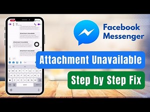 How to Fix Facebook Messenger Attachment Unavailable !