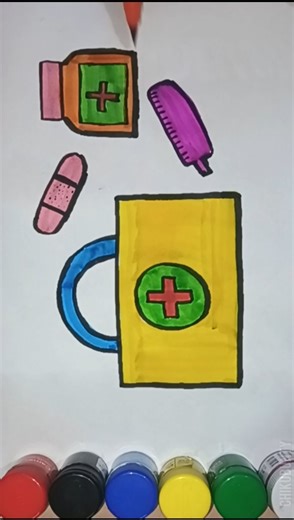 First Aid Kid Drawing For Toddler How To Draw First Aid Box | First Aid Box Drawing | Draw Smart