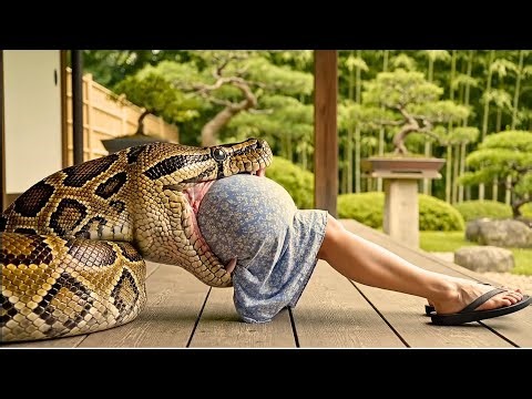 🔥🚑 MIRACLE RESCUE: Giant Python Swallows Pregnant Woman in Japan!
