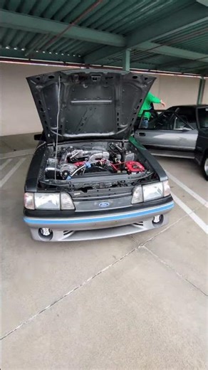 1989 Ford Mustang Fox body Third-Generation (Grey)