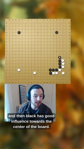 This 3-4 joseki is good to know #Baduk #GoGame #Go #Weiqi #joseki
