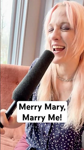 Merry Mary, Marry Me! A song to celebrate the season, for mergers and splitters alike!