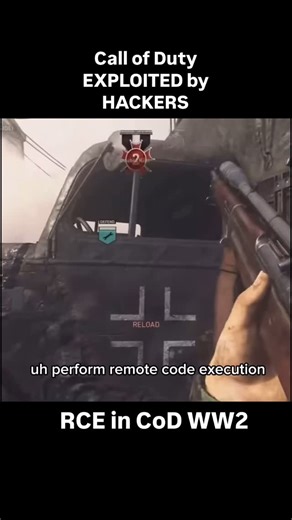 Maddy  | Cyber Education on Instagram: "Call of Duty WW2 has an RCE that has been exploited on the Game Pass version !! #cybersecurity #cybereducation #tech"