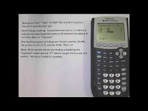 Chi-square on the TI 84 (Homogeneity)