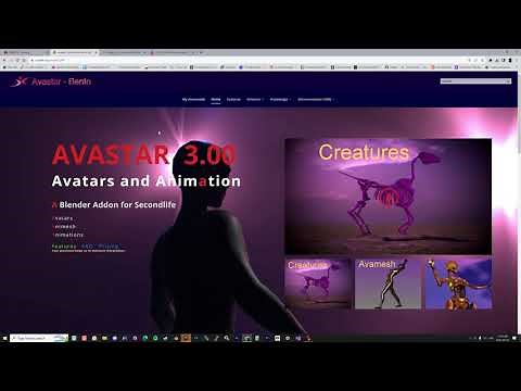 How to make pose for Second Life with Blender and Avastar - BEGINNERS
