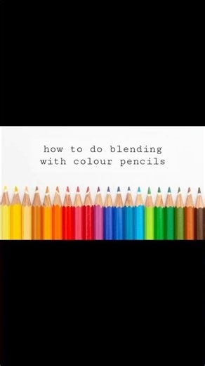 how to do blending with coloured pencil 🤔 ❓️#shorts#colouredpencil