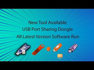 USB Port Sharing Dongle + All Latest Version Software Run