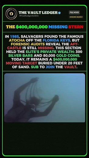 The Missing $400,000,000 Half of the Atocha Shipwreck 🏖️