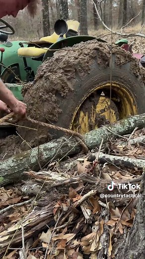 The Tractor Got Stuck... Log Method to Victory!
